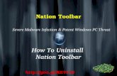 Nation Toolbar: Delete Nation Toolbar