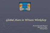 Global Share Of Writers Workshop