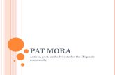 Author presentation - Pat Mora