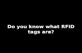Do you know what rfid tags are