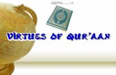 Virtues Of Quraan