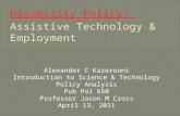 Online+disability policy+assistivetechnology
