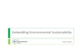 Embedding environmental sustainability presentation