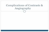 Complications of contrasts & angiography
