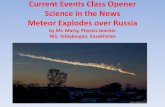 Meteoroid opener