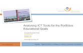 Analysing ICT Tools For The Portfolios Educational Goals
