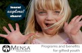American Mensa Gifted Youth Programs and Benefits