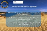 International Summer Camp Nida, Lithuania. UNESCO protected