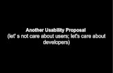 Enable the Community to improve usability