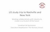 Jonathan de Sausmarez | US study trip to Nashville and New York