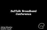 Suffolk broadband conference