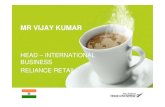 Vijay kumar   reliance retail presentation