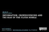 Social Media: Information, Crowdsourcing and The Filter Bubble -- Tufts University EXP-50-CS Spring 2014: Social Media -- Lecture 6