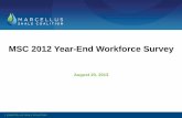 Marcellus Shale Coalition 2012 Year-End Workforce Survey