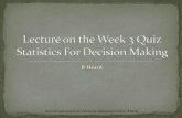 Week3 Quiz Live Lecture 2010