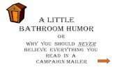 A little bathroom humor  - A Tale of the Beach Chalet Athletic Fields Restrooms