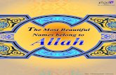 The most beautiful names belong to allah