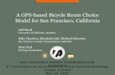 A GPS-based Bicycle Route CHoice Model for San Francisco, California