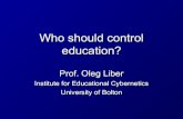 Who should control education