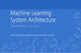 Machine Learning system architecture – Microsoft Translator, a Case Study :  Vishal chowdhary Strata 2014