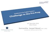 Challenge in the Pre-Prep