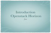 Introduction openstack horizon