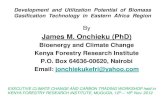 Biomass Gasification Technology in Eastern Africa