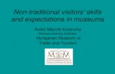 Non-traditional visitors' skills and expectations in museums