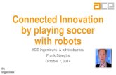 Connected Innovation by playing soccer with robots
