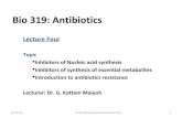 Antibiotics Lecture 04
