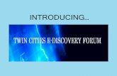 Twin Cities E-Discovery Presentation