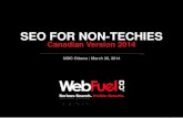 WebFuel SEO for Non-Techies 2014: Canadian Version.