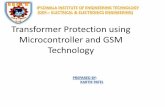 Transformer protection using microcontroller and gsm technology