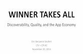 Winner Takes All: App Discoverability, Quality, and the App Economy