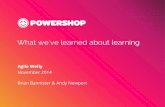 What we've learned about learning - Powershop