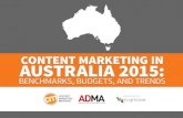 Content Marketing in Australia 2015: Benchmarks, Budgets and Trends - by Content Marketing Institute and ADMA, sponsored by Brightcove