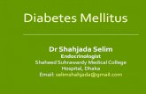 Diabetes mellitus by dr shahjada selim