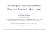 Franz 2014 ESA Aligning Insect Phylogenies Perelleschus and Other Cases