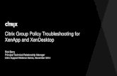 Citrix Group Policy Troubleshooting for XenApp and XenDesktop