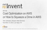 (ENT302) Cost Optimization on AWS | AWS re:Invent 2014