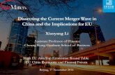 Dissecting the Current Merger Wave in China and the Implications for EU, Li Xiaoyang