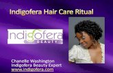 Indigofera hair care ritual presentation