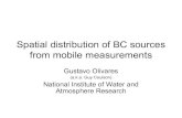 Spatial distribution of BC sources from mobile measurements