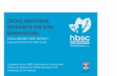 Cross-national Research on Adolescent Risk Behaviours