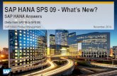 SAP HANA SPS09 - SAP HANA Answers