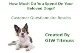 How Much Do You Spend On Your Beloved Dogs