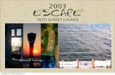 ESCAPE MUSIC CLUB SAMΟS Sunset Lounge Cd 2003
