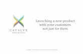 Catalyx @ CSW Warsaw: Launching a new product  with your customers,  not just for them