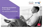 Realising possibilities in the cloud (slides) | Ovum | Cisco | BT