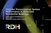 Corridor Pressurization System Performance in MURBS